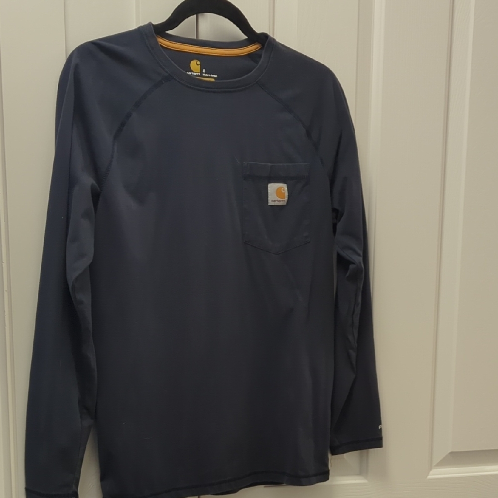 Carhartt Dark Blue Long Sleeve Tee